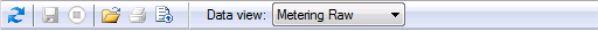 Raw Data control toolbar